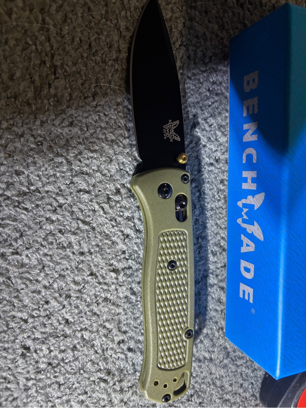 Benchmade Olive Green Folding Pocket Knife - Benchmade